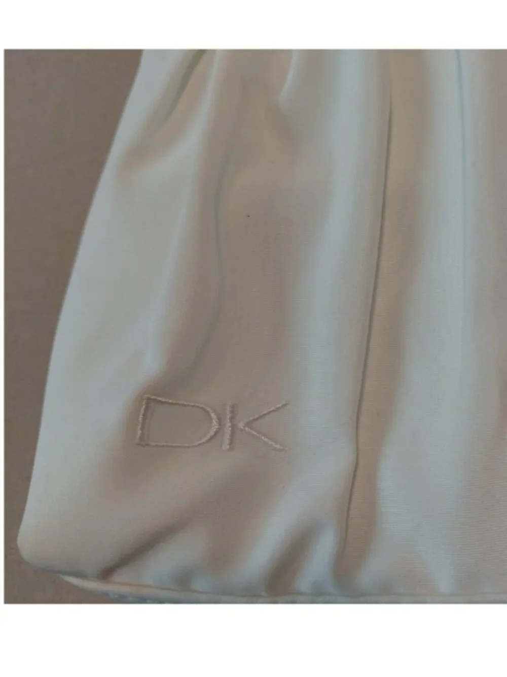 Donna Karan White Cosmetics Bag